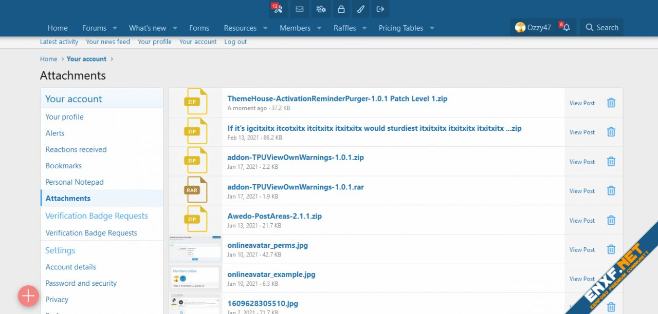 xF2 Add-on - [OzzModz] Attachments Plus 2.0.0 Patch Level 2 | Xenforo ...