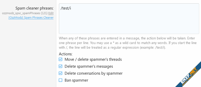 [OzzModz] Spam Cleaner Phrases