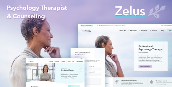 Zelus - WordPress Theme for Psychology Counseling - Health & Beauty Retail