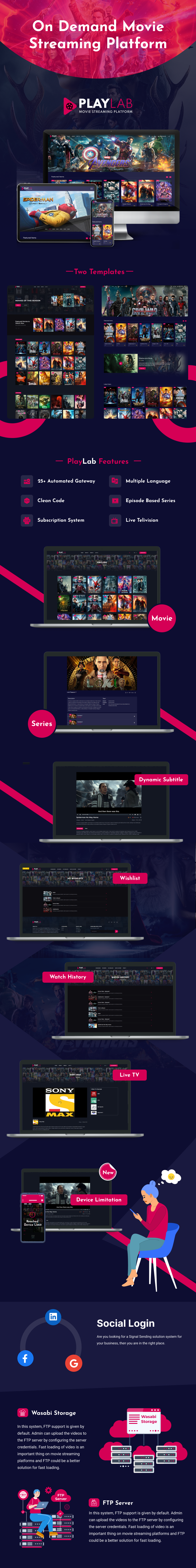 PlayLab - On Demand Movie Streaming Platform - 6