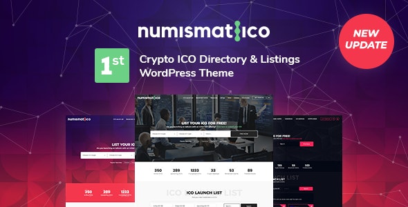 Numismatico - Cryptocurrency Directory & Listings WordPress Theme - Directory & Listings Corporate