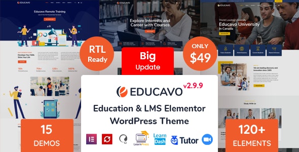 Educavo - Education WordPress Theme - Education WordPress