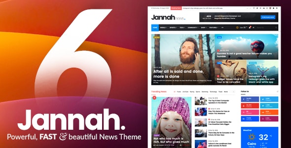 Jannah - Newspaper Magazine News BuddyPress AMP - News / Editorial Blog / Magazine